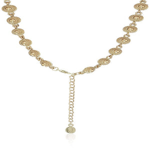 Estele Gold Plated Necklace Pendant Chain for Girls & Women