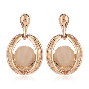 ESTELE - Rose Gold Earring, Pendant & Bracelet Combo
