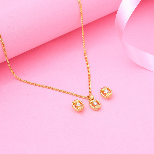 Estele Trendy and Fancy Fashion Jewellery Design Necklace Set for Women