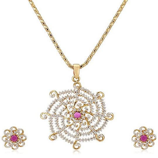 Estele Trendy and Fancy Fashion Jewellery Design Necklace Set for Women