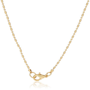 Estele  - Gold Plated American Diamond Circle with Flower Pendant Set