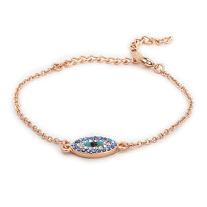 Estele Swarovski Evil Eye Bracelet Set