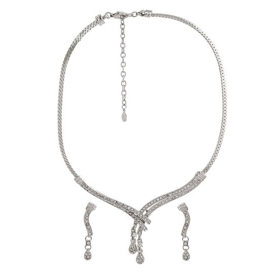 Stylish Rhodium plated Classic Medley Necklace