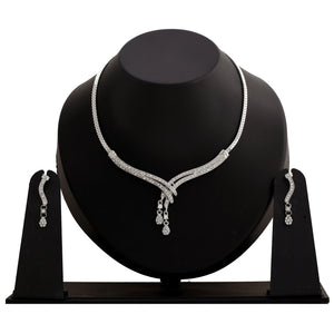 Stylish Rhodium plated Classic Medley Necklace