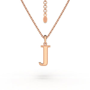 Estele - Charm J Rosegold Pendant