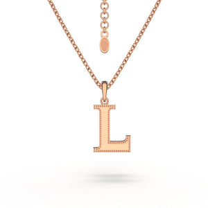 Estele - Charm L Rosegold Pendant