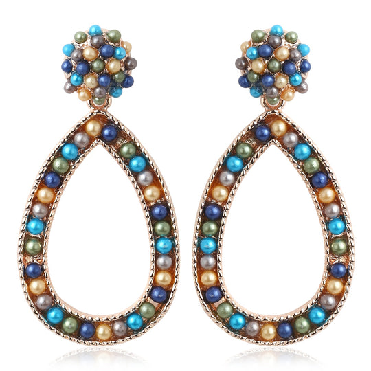 Glass Pearl Bead Earrings