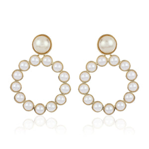 RETRO Glass Pearl EARRINGS