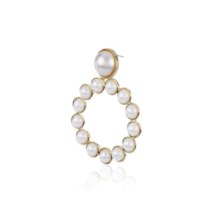 RETRO Glass Pearl EARRINGS