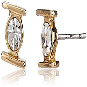 Estele - 24 KT Gold plated Solitaire Pendant Set for Women