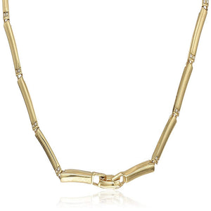 Estele  Gold Plated Chain Danglers Necklace for Women