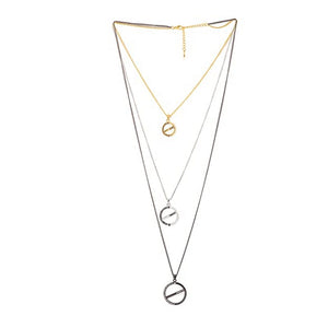 Estele 24 kt Multi Layer Necklace Set for Women & Girls