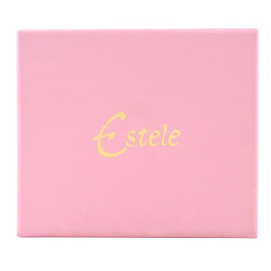 Estele Valentines Day Gift Jewellery Collection; Rose Gold Plated Stud Earrings Combo For Girls & Women (WHITE & BLACK)