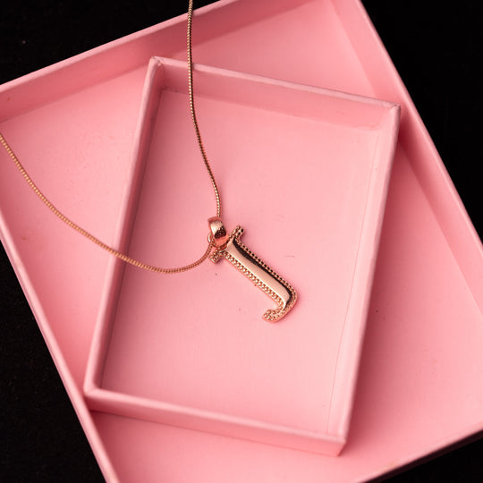 Estele - Charm J Rosegold Pendant