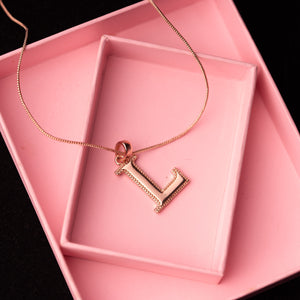 Estele - Charm L Rosegold Pendant