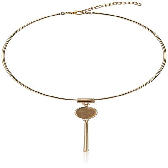 Estele Gold Tone Sun Pearl Infinity Layered Chain Necklaces