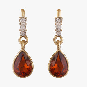Estele - NOOR Ruby 24 KT Gold plated Necklace Set