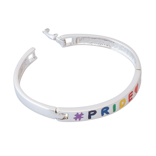 Estele - Pride Silver Rainbow Band